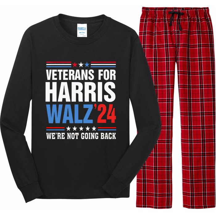 Veterans For Harris Walz 2024 Harris Waltz Long Sleeve Pajama Set