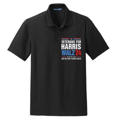 Veterans For Harris Walz 2024 Harris Waltz Dry Zone Grid Polo