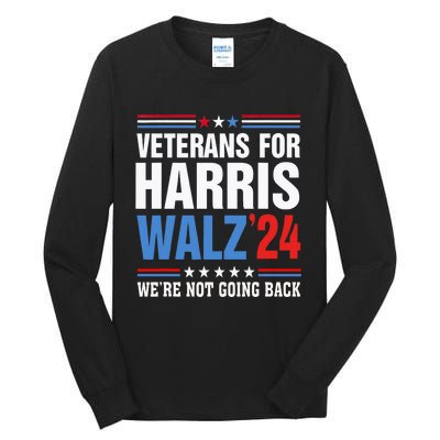 Veterans For Harris Walz 2024 Harris Waltz Tall Long Sleeve T-Shirt