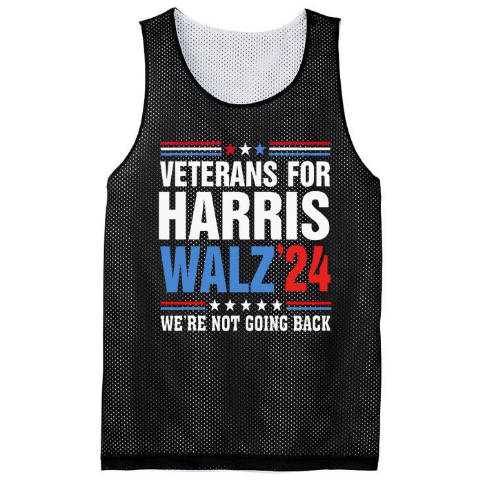 Veterans For Harris Walz 2024 Harris Waltz Mesh Reversible Basketball Jersey Tank