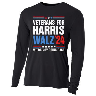 Veterans For Harris Walz 2024 Harris Waltz Cooling Performance Long Sleeve Crew