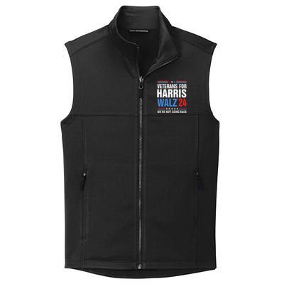 Veterans For Harris Walz 2024 Harris Waltz Collective Smooth Fleece Vest