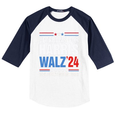 Veterans For Harris Walz 2024 Harris Waltz Baseball Sleeve Shirt