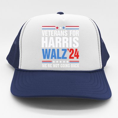 Veterans For Harris Walz 2024 Harris Waltz Trucker Hat