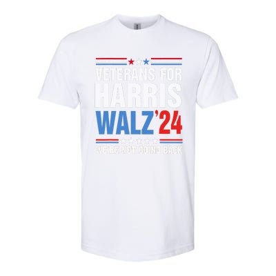 Veterans For Harris Walz 2024 Harris Waltz Softstyle CVC T-Shirt