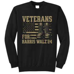 Veterans For Harris Walz Waltz 2024 Presidential Campaign Sweatshirt