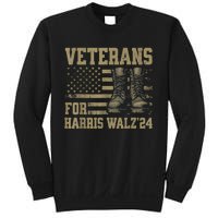 Veterans For Harris Walz Waltz 2024 Presidential Campaign Sweatshirt