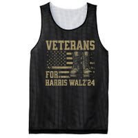 Veterans For Harris Walz Waltz 2024 Presidential Campaign Mesh Reversible Basketball Jersey Tank