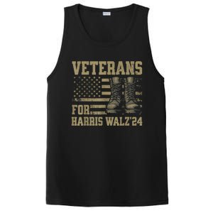 Veterans For Harris Walz Waltz 2024 Presidential Campaign PosiCharge Competitor Tank