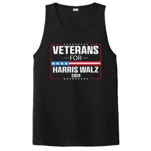 Veterans For Harris Walz 2024 Presidential Campaign PosiCharge Competitor Tank