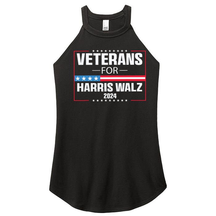 Veterans For Harris Walz 2024 Presidential Campaign Women's Perfect Tri Rocker Tank