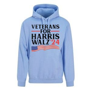 Veterans For Harris Walz 2024 Unisex Surf Hoodie