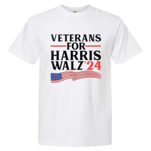 Veterans For Harris Walz 2024 Garment-Dyed Heavyweight T-Shirt