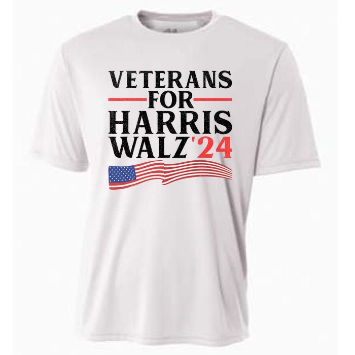 Veterans For Harris Walz 2024 Cooling Performance Crew T-Shirt