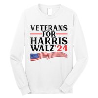 Veterans For Harris Walz 2024 Long Sleeve Shirt