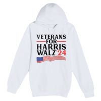 Veterans For Harris Walz 2024 Premium Pullover Hoodie