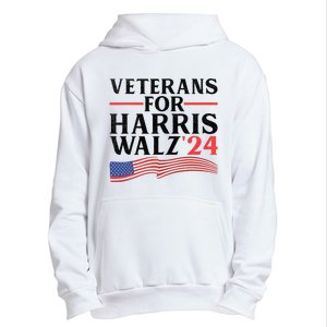 Veterans For Harris Walz 2024 Urban Pullover Hoodie