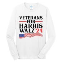 Veterans For Harris Walz 2024 Tall Long Sleeve T-Shirt