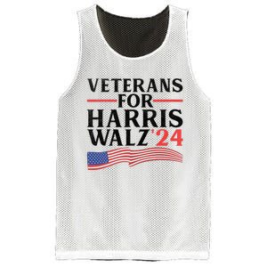 Veterans For Harris Walz 2024 Mesh Reversible Basketball Jersey Tank