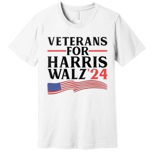 Veterans For Harris Walz 2024 Premium T-Shirt