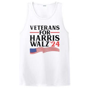 Veterans For Harris Walz 2024 PosiCharge Competitor Tank