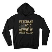 Veterans For Harris Walz Waltz 2024 Presidential Campaign Hoodie