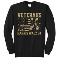 Veterans For Harris Walz Waltz 2024 Presidential Campaign Sweatshirt