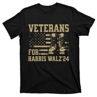 Veterans For Harris Walz Waltz 2024 Presidential Campaign T-Shirt