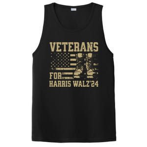 Veterans For Harris Walz Waltz 2024 Presidential Campaign PosiCharge Competitor Tank