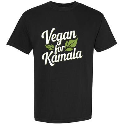 Vegans For Harris Waltz Walz 2024 Vegan For Kamala 2024 Garment-Dyed Heavyweight T-Shirt