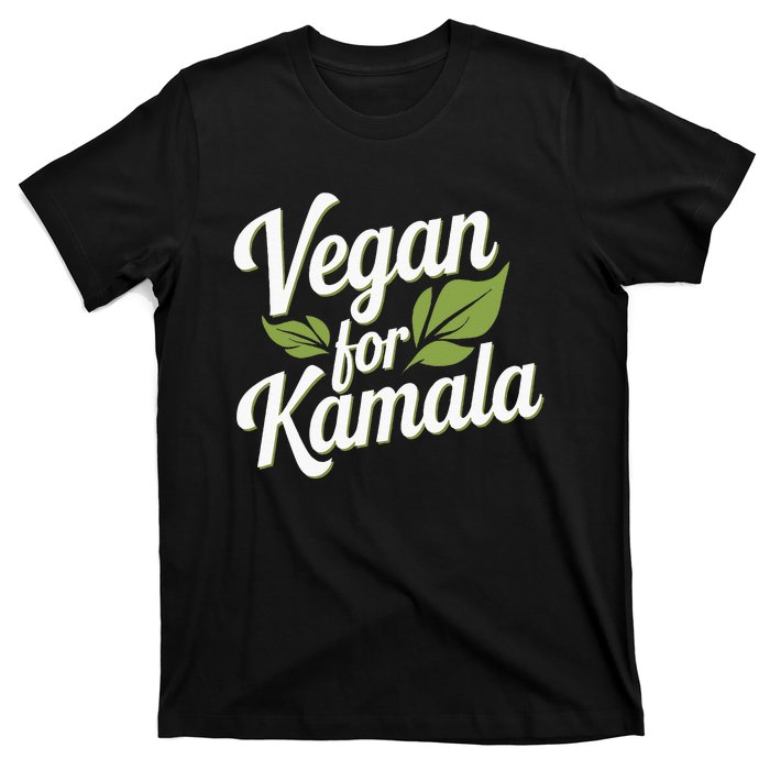 Vegans For Harris Waltz Walz 2024 Vegan For Kamala 2024 T-Shirt