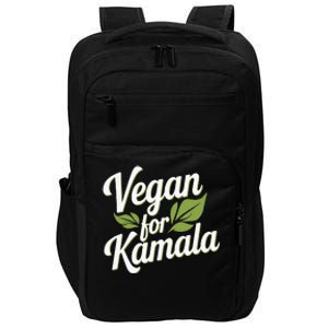 Vegans For Harris Waltz Walz 2024 Vegan For Kamala 2024 Impact Tech Backpack