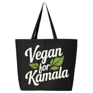 Vegans For Harris Waltz Walz 2024 Vegan For Kamala 2024 25L Jumbo Tote