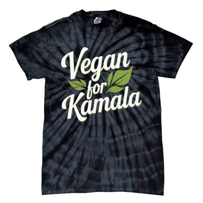 Vegans For Harris Waltz Walz 2024 Vegan For Kamala 2024 Tie-Dye T-Shirt