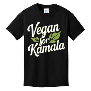 Vegans For Harris Waltz Walz 2024 Vegan For Kamala 2024 Kids T-Shirt