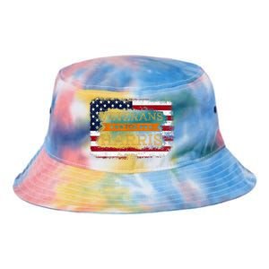 Veterans For Harris Walz Waltz 2024 President Veteran Day Tie Dye Newport Bucket Hat