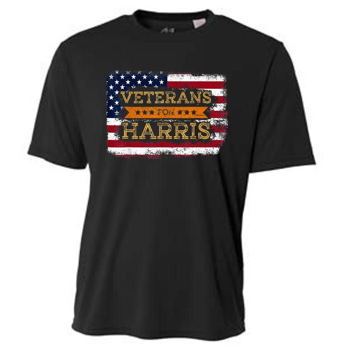 Veterans For Harris Walz Waltz 2024 President Veteran Day Cooling Performance Crew T-Shirt