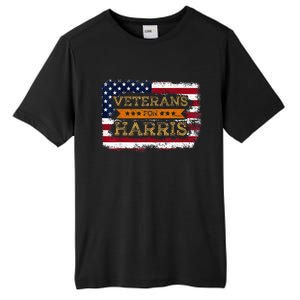 Veterans For Harris Walz Waltz 2024 President Veteran Day Tall Fusion ChromaSoft Performance T-Shirt