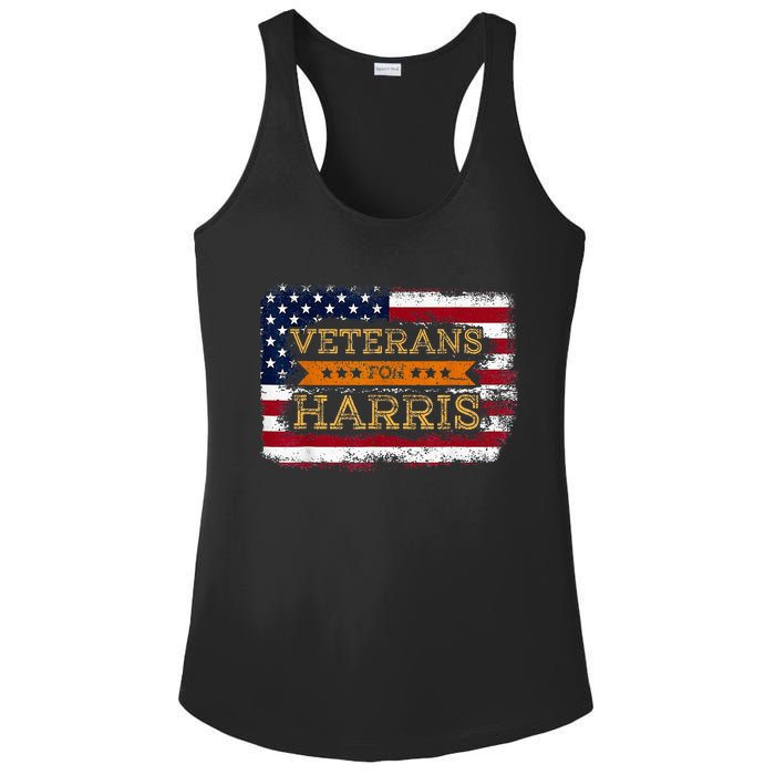 Veterans For Harris Walz Waltz 2024 President Veteran Day Ladies PosiCharge Competitor Racerback Tank