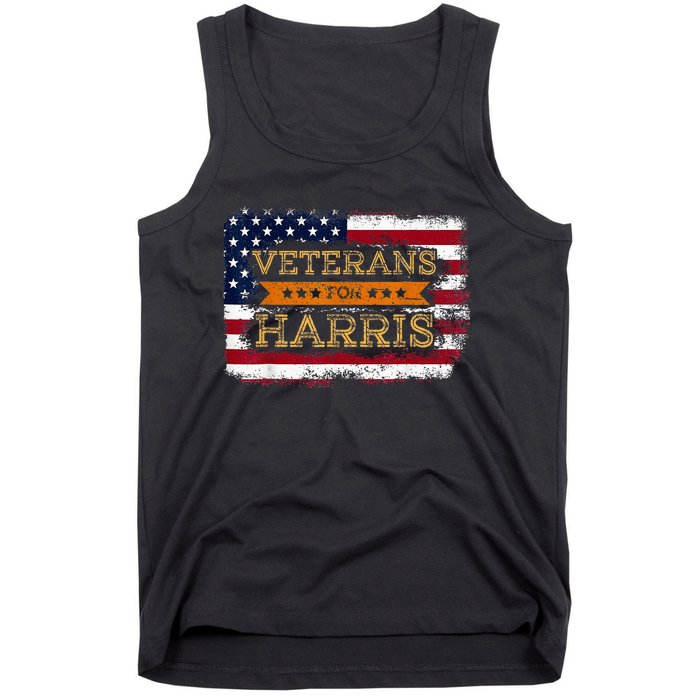 Veterans For Harris Walz Waltz 2024 President Veteran Day Tank Top