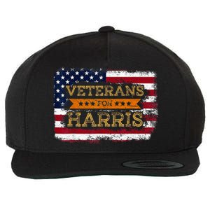 Veterans For Harris Walz Waltz 2024 President Veteran Day Wool Snapback Cap