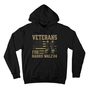 Veterans For Harris Walz Waltz 2024 Presidential Campaign Gift Hoodie