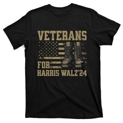 Veterans For Harris Walz Waltz 2024 Presidential Campaign Gift T-Shirt