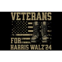 Veterans For Harris Walz Waltz 2024 Presidential Campaign Gift Bumper Sticker