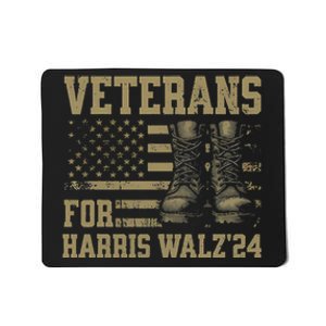 Veterans For Harris Walz Waltz 2024 Presidential Campaign Gift Mousepad