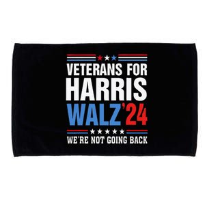 Veterans For Harris Walz 2024 Harris Waltz Microfiber Hand Towel