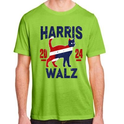 Vote For Harris Walz 2024 Election Kamala Harris Tim Waltz Adult ChromaSoft Performance T-Shirt