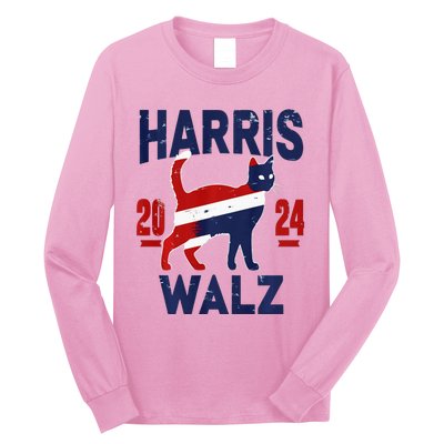 Vote For Harris Walz 2024 Election Kamala Harris Tim Waltz Long Sleeve Shirt