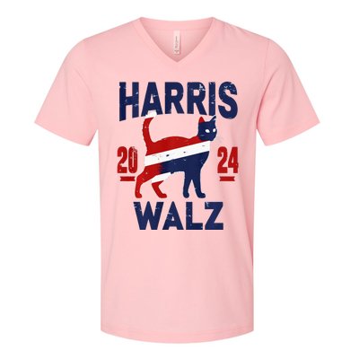 Vote For Harris Walz 2024 Election Kamala Harris Tim Waltz V-Neck T-Shirt