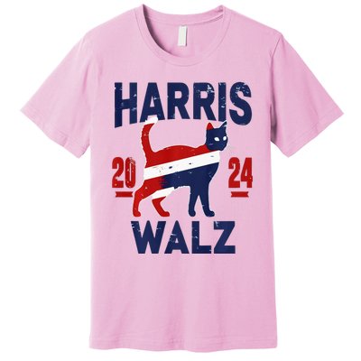 Vote For Harris Walz 2024 Election Kamala Harris Tim Waltz Premium T-Shirt